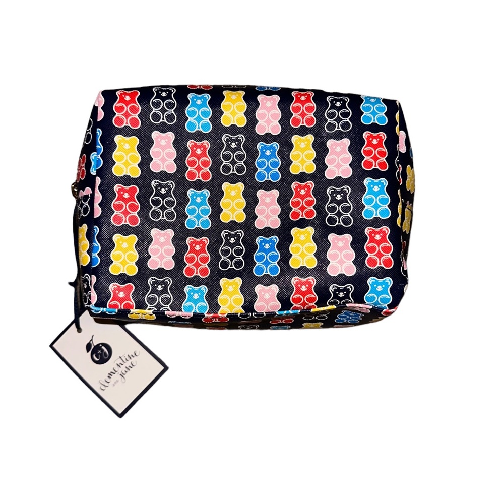 Clementine & Jane Navy Gummy Bear Makeup Bag Travel Toiletry